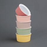 Olympia Pastel Ramekins Grey 90mm (12 Pack)