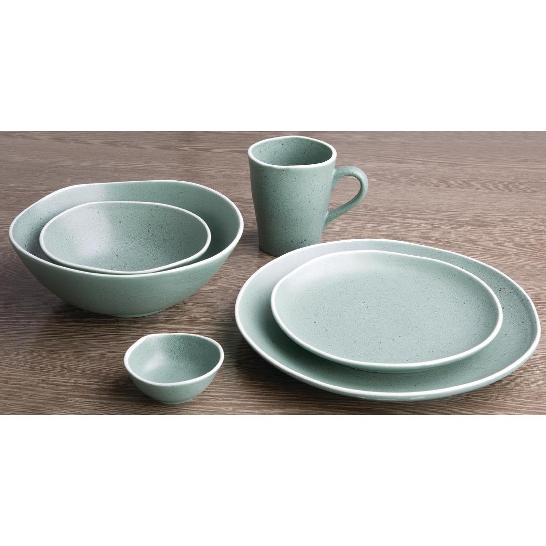Olympia Chia Plates Green 270mm (Pack of 6)