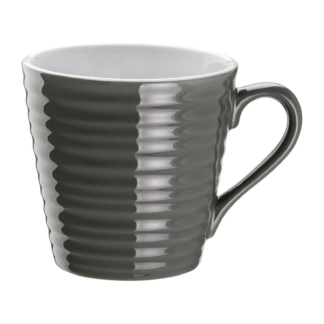 Olympia Cafe Aroma Mug Charcoal - 340ml 11.5fl oz (6 Pack)