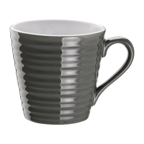 Olympia Cafe Aroma Mug Charcoal - 340ml 11.5fl oz (6 Pack)