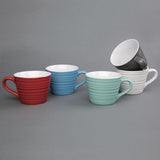 Olympia Cafe Aroma Mug Charcoal - 230ml 8fl oz (6 Pack)