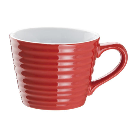Olympia Cafe Aroma Mug Red - 230ml 8fl oz (6 Pack)