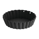 Vogue Non-Stick Mini Quiche Tin With Removable Base 80mm (3 Pack)