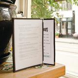 Securit Crystal Double Sided Menu Cover A4 Triple (3 pack)