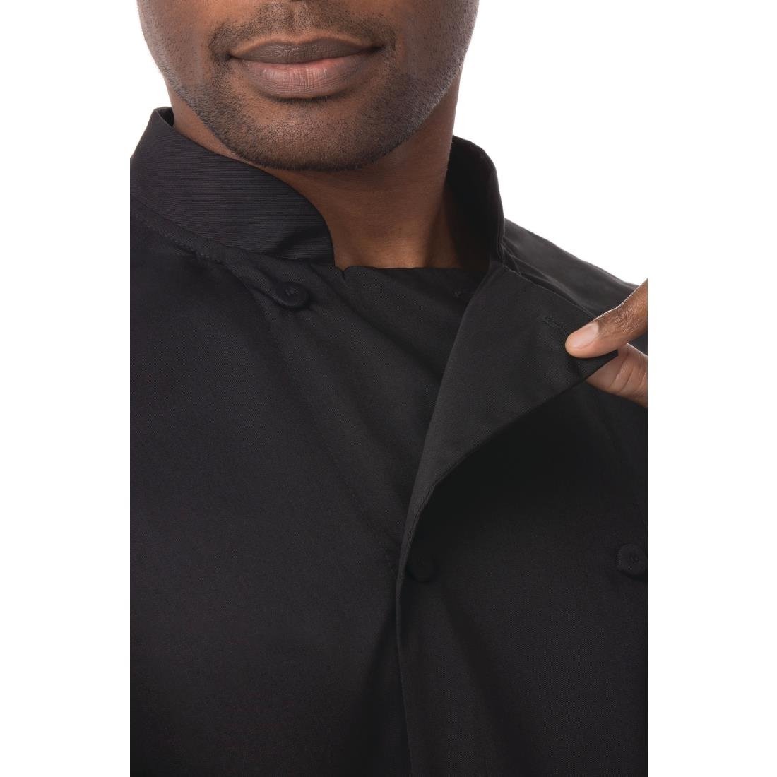 Chefs Works Montreal Cool Vent Unisex Chef Jacket Black XS