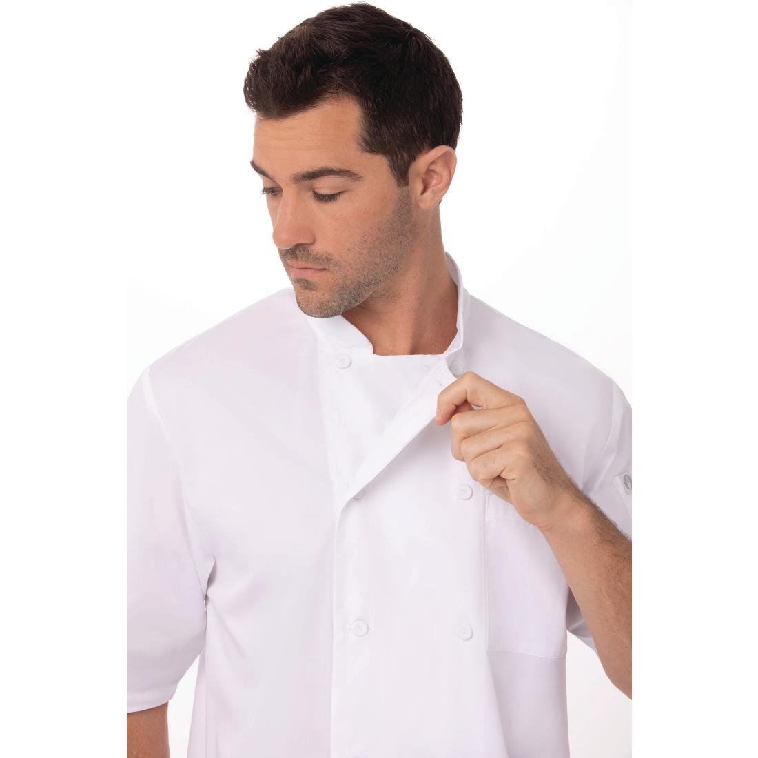 Chefs Works Montreal Cool Vent Unisex Chef Jacket White M