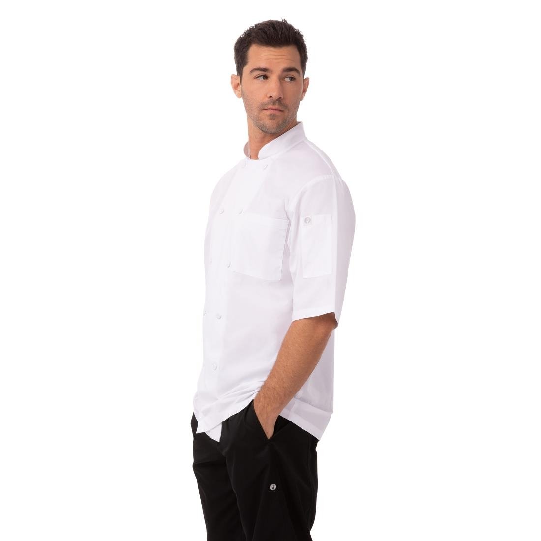 Chefs Works Montreal Cool Vent Unisex Chef Jacket White M