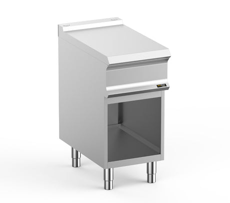 Hobart Ecomax HEN74A Ambient Work Top with Rear Flue on Open Cupboard