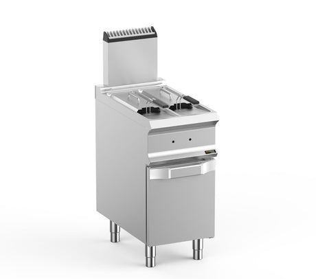 Hobart Ecomax HEFRG74A2V Floorstanding Double Basket Gas Fryer  2 x 7 Litres