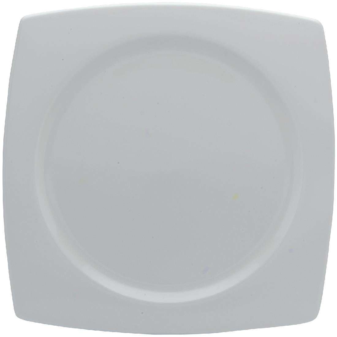 Elia Glacier Fine China Square Plates 260mm (6 Pack)