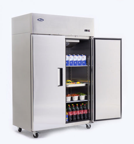 upright double door refrigerator