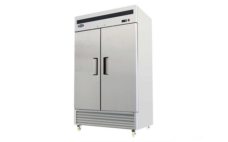 double door upright refrigerator