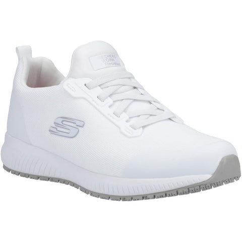 Skechers Slip Resistant Squad Myton Trainers White 46