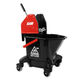 SYR TC20-R Kentucky Mop Bucket and Wringer 13L Red