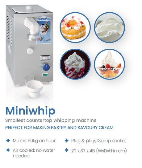 Carpigiani Whipped Cream Machine Miniwhip