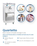 Carpigiani Floor Standing Combi Ice Cream Machine Quartetto