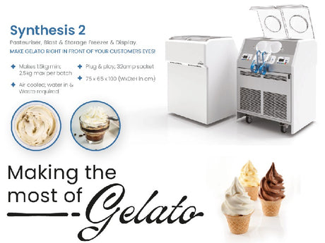 Carpigiani Modular Twin Tank Gelato Machine Synthesis 2