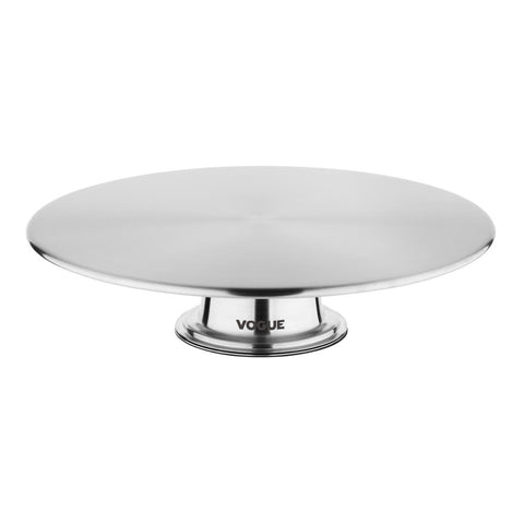 Vogue St/St Rotating Cake Stand 30cm