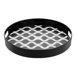 Olympia Kristallon PC Round Non Slip Tray with Handles 300mm