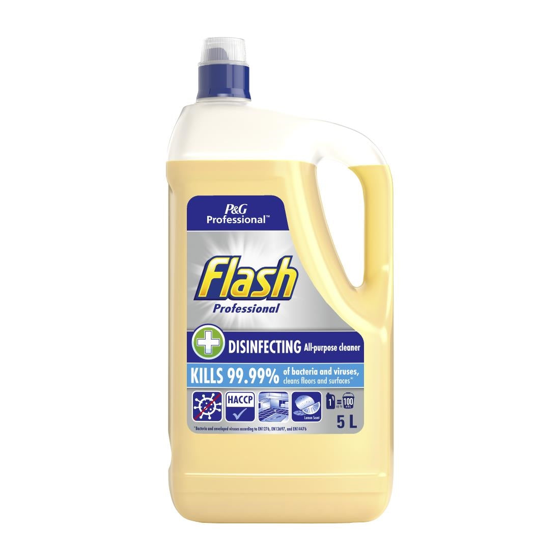 Flash Professional Disinfecting All-Purpose Cleaner Concentrate Lemon (2 x 5Ltr Pack)