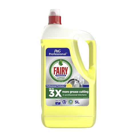 Fairy Professional Washing Up Liquid Lemon 5Ltr (Pack of 2)