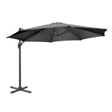 Bolero Venice Heavy Duty Parasol Black 3.5m