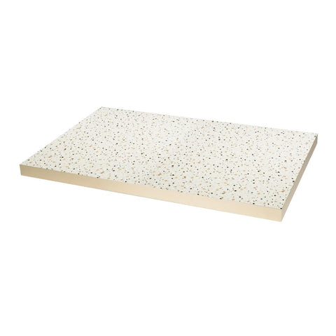 Bolero Terrazzo Style Rectangular Table Top 1100x700mm