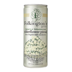 Folkington's Sparkling Drinks Elderflower Can 250ml (12 pack)
