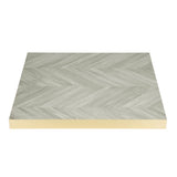 Bolero Pre-Drilled Table Top Chevron Design 700mm