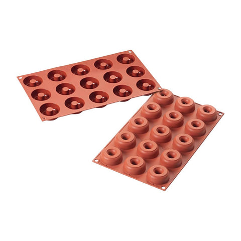 Schneider Silicone 15 Mini Ring Donut Mould 45x18mm