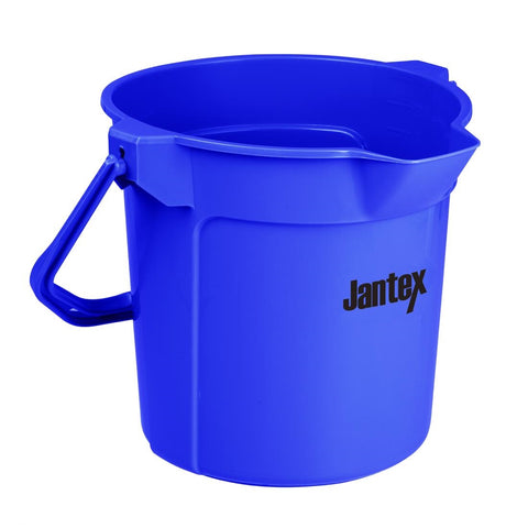 Jantex Blue Graduated Bucket with Pouring Lip 10ltr