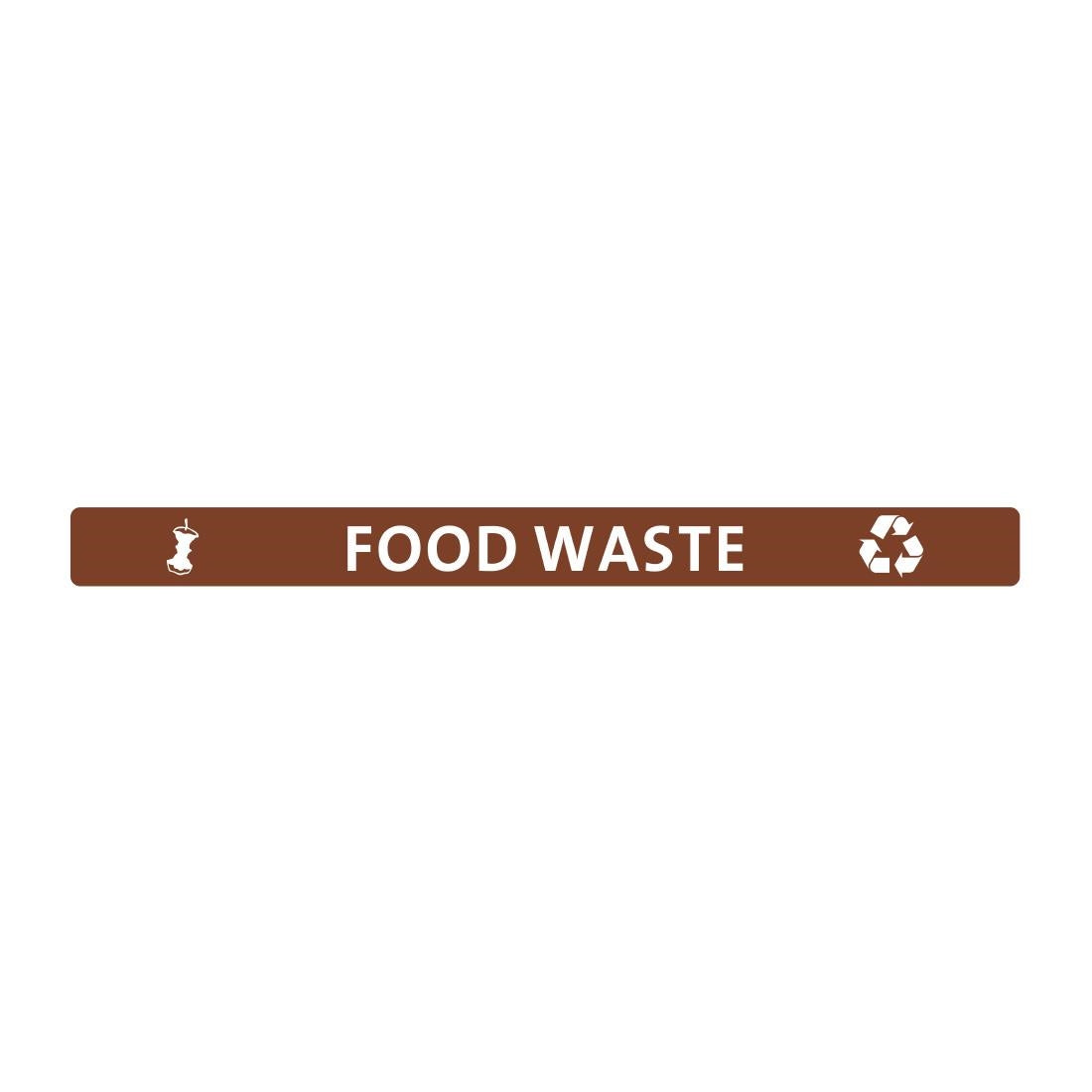 Jantex Slim Bin Lid Food Waste Label