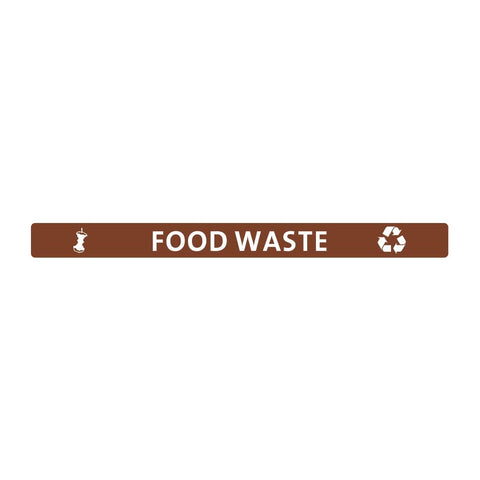 Jantex Slim Bin Lid Food Waste Label