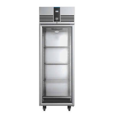 single glass door fridge