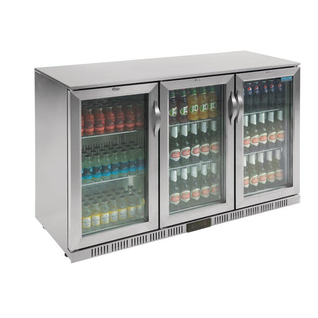 3 door back bar cooler