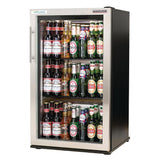 single door bar fridge