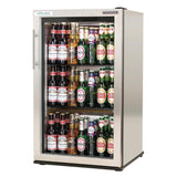 single door back bar cooler