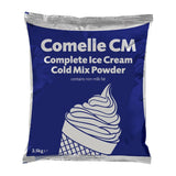 Comelle Vanilla Complete Ice Cream Cold Mix Powder 2.5kg (Pack of 6)