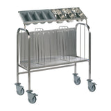 Matfer Bourgeat Tall 200 Plate and Cutlery Trolley