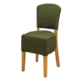 Hanoi Dining Chairs In Soft Oak with Shetland Forest Seatpad (2 Pack)
