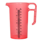 Pro-Measures Polypropylene Measuring Jug Red 1Ltr