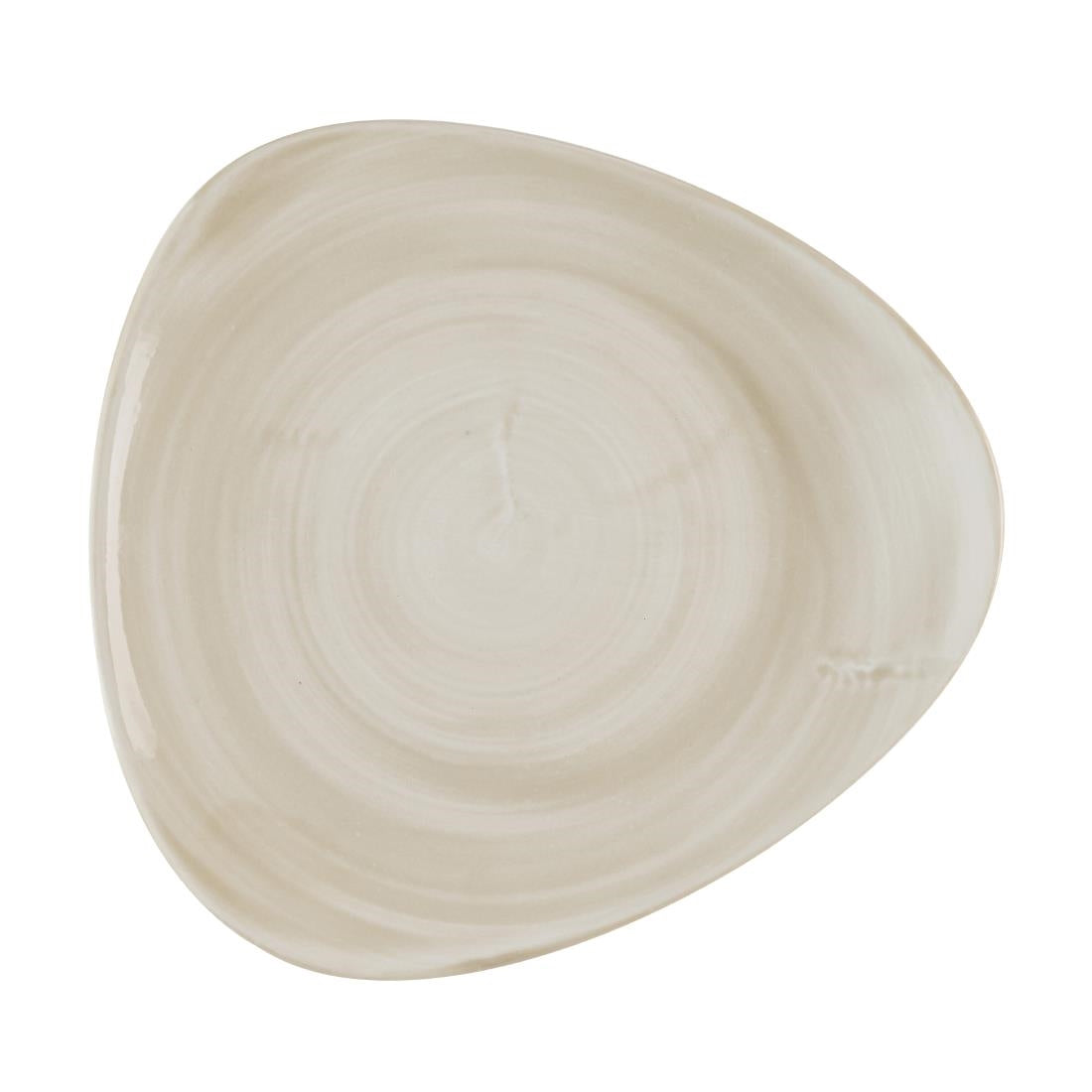 Churchill Stonecast Canvas Natural Lotus Plates 228mm (12 Pack)