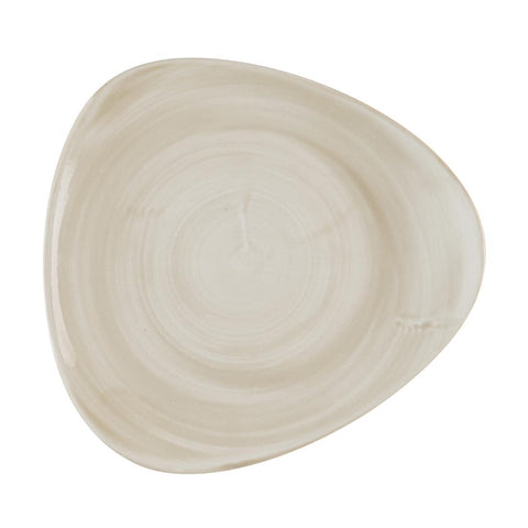 Churchill Stonecast Canvas Natural Lotus Plates 228mm (Pack of 12)