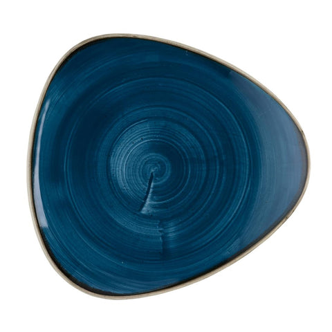 Churchill Stonecast Java Blue Lotus Plates 228mm (Pack of 12)