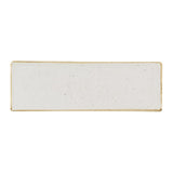 Churchill Stonecast Barley White Oblong Plates 330 x 110mm (6 Pack)