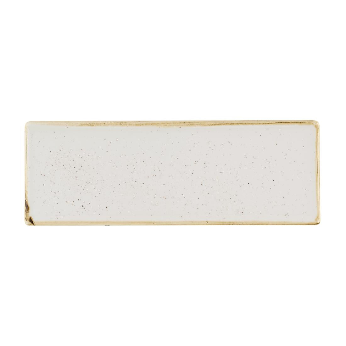 Churchill Stonecast Barley White Oblong Plates 250 x 90mm (6 Pack)