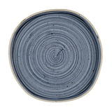 Churchill Stonecast Blueberry Organic Walled Plates 257mm (6 Pack)