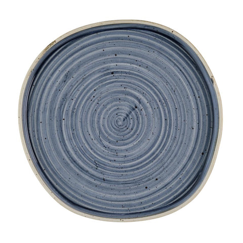 Churchill Stonecast Blueberry Organic Walled Plates 257mm (Pack of 6)