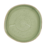 Churchill Stonecast Sage Green Organic Walled Plates 206mm (6 Pack)