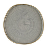 Churchill Stonecast Grey Organic Walled Plates 257mm (6 Pack)